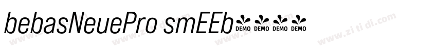 bebasNeuePro smEEb字体转换
